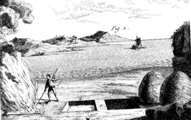 "Combustion de varech", Denis Diderot et Jean Le Rond d'Alembert (dir), Encyclopédie, op.cit., Recueil de planches, pl. XVII. "Combustion de varech", Denis Diderot et Jean Le Rond d'Alembert (dir), Encyclopédie, op.cit., Recueil de planches, pl. XVII.